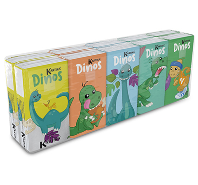 Pocket tissues Kartika DINOSAURS